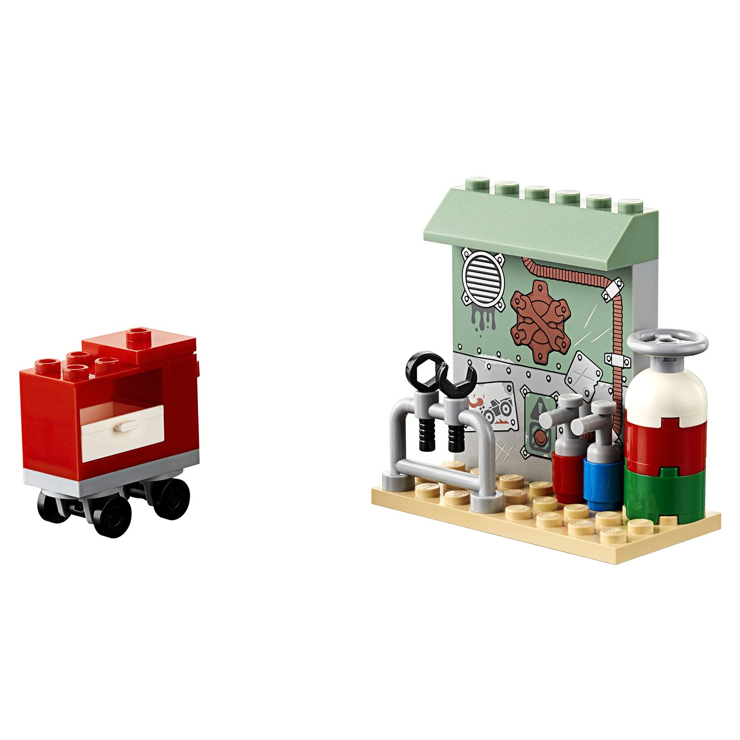Конструктор из серии The Lego Movie 2: Мастерская Строим и чиним Эммета и Бенни  